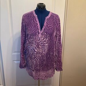 Vibrant Purple Women's Tunic Top